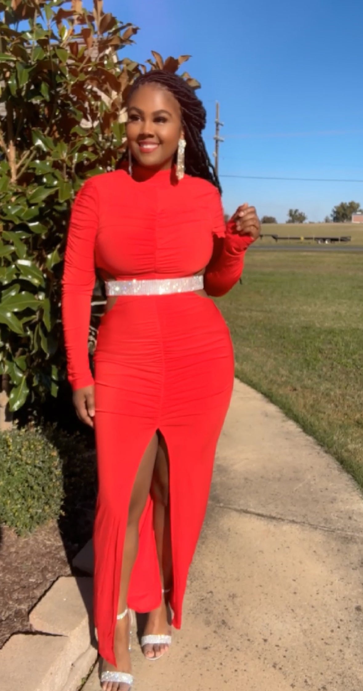 Slip on that Red Dress